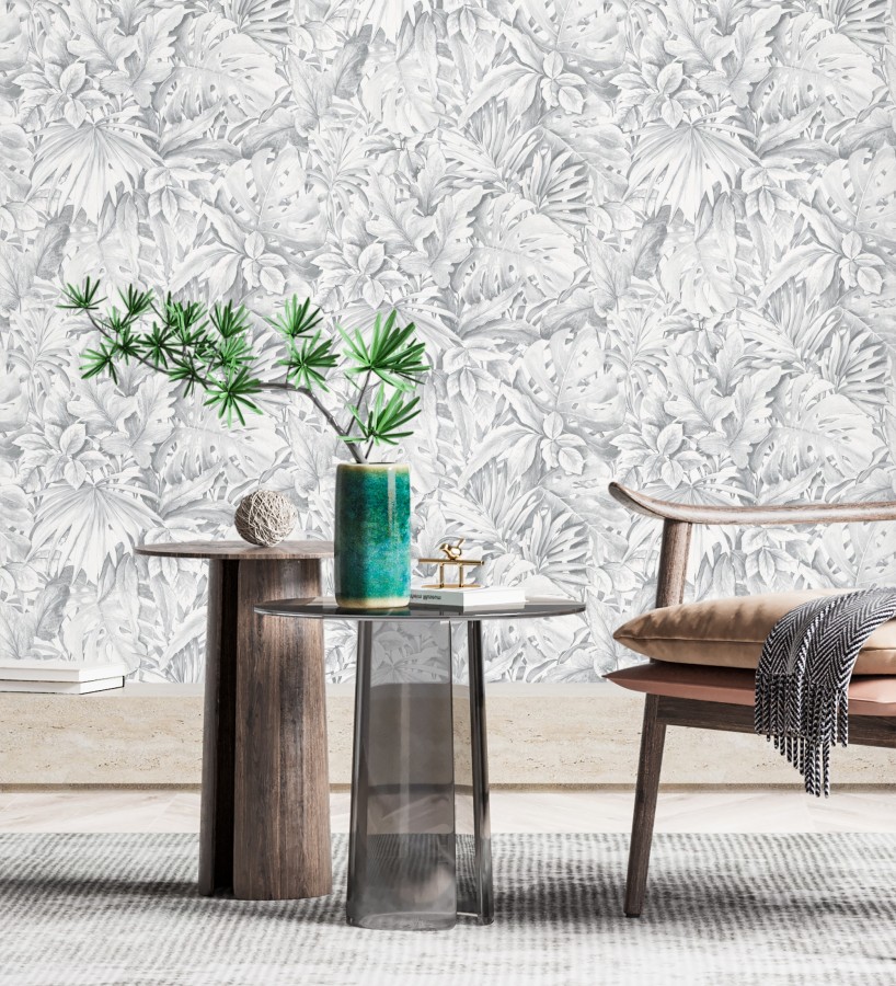 Papel pintado de plantas tropicales estilo tropical vintage  Soho Foliage 685238