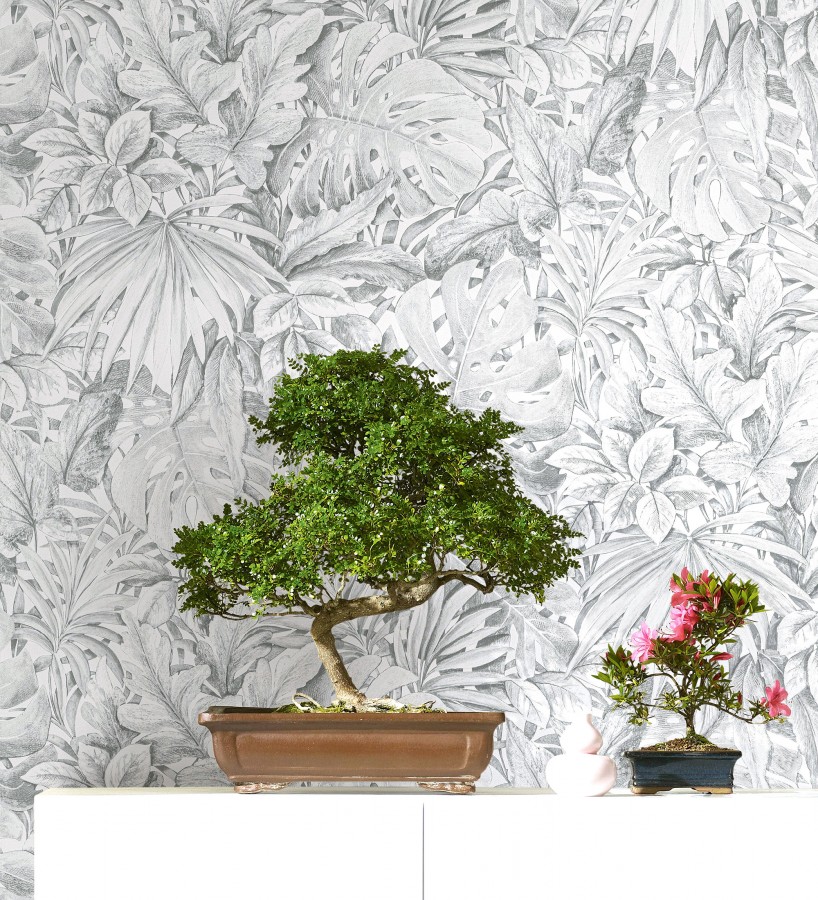 Papel pintado de plantas tropicales estilo tropical vintage  Soho Foliage 685238