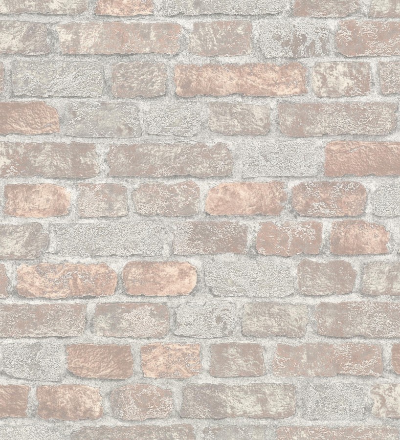 Papel pintado muro de ladrillos en relieve y tacto arenoso  Salem Brick 685249