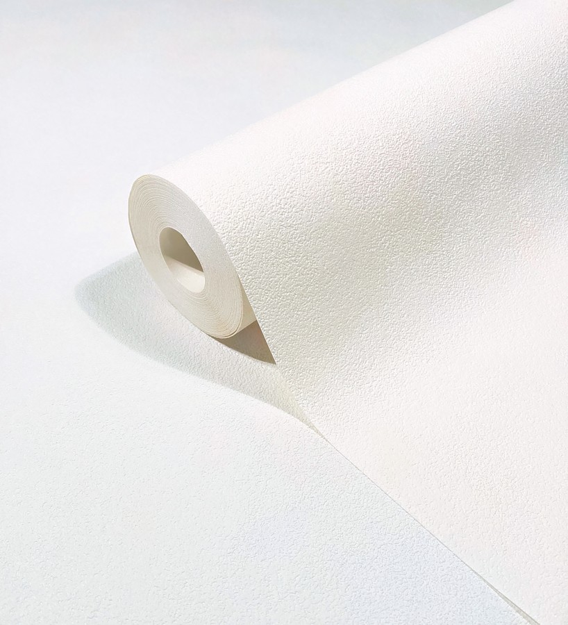 Papel pintado microcemento blanco estilo industrial  Mercer Clay 685281