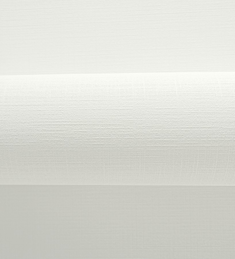 Papel pintado liso con textura lienzo pintado color blanco  Brighton Porcelain 685283