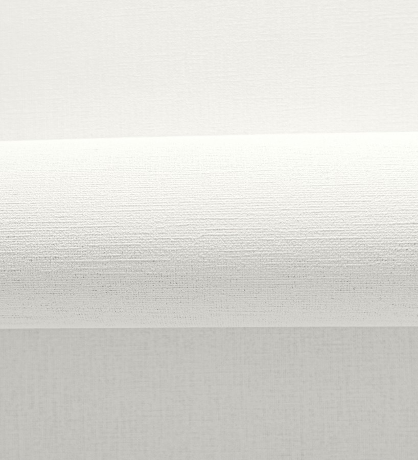 Papel pintado liso con textura lienzo pintado color blanco hueso  Brighton Porcelain 685284