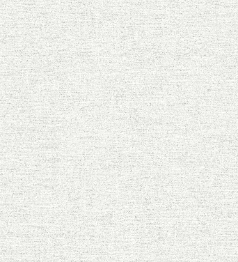 Papel pintado liso blanco nieve efecto textil hilos de lino y algodón  Raffton Shadow 685285