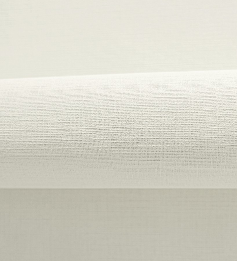 Papel pintado liso con textura lienzo pintado color marfil neutro  Brighton Porcelain 685286