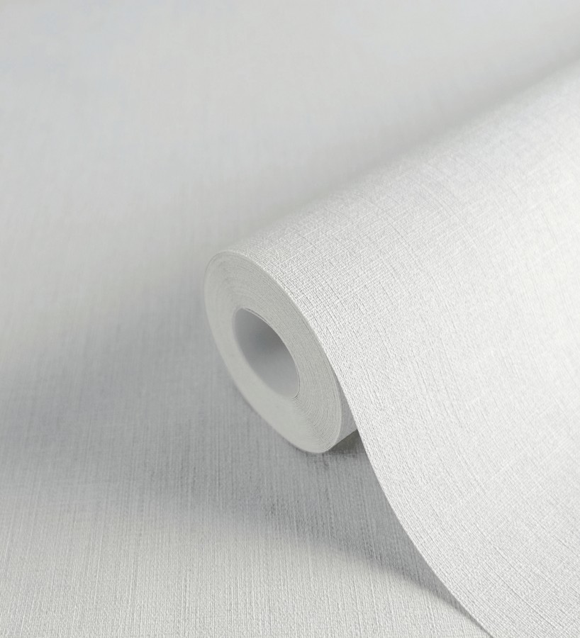 Papel pintado liso de microfibras textiles tintadas gris claro  Melbourne Graphite 685290
