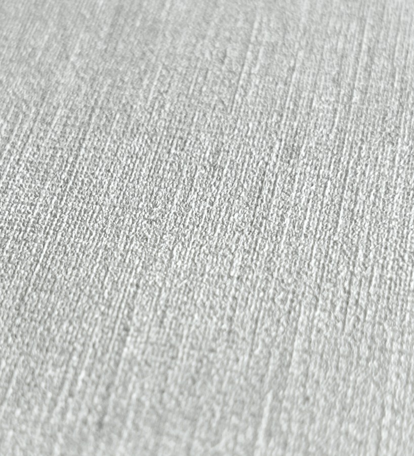Papel pintado liso de microfibras textiles tintadas gris bruma  Melbourne Graphite 685291