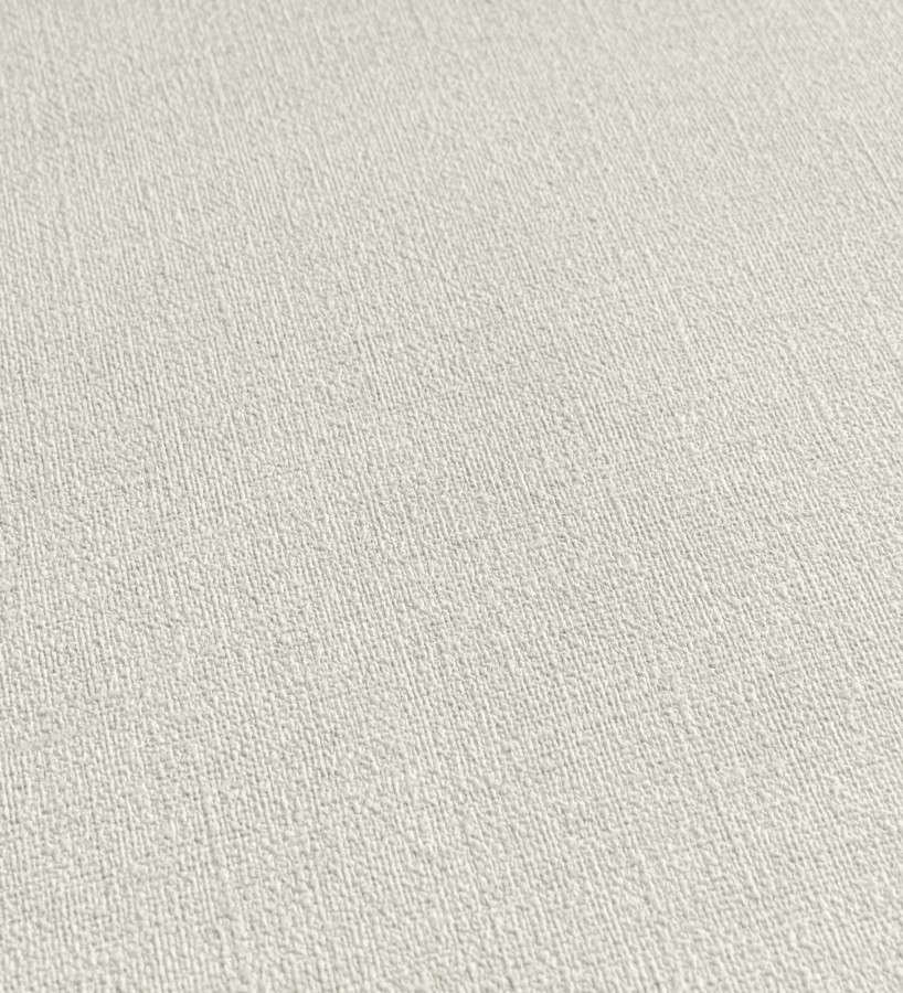 Papel pintado liso blanco pergamino efecto textil hilos de lino y algodón  Raffton Shadow 685292