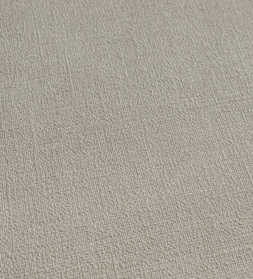 Papel pintado liso tono gris cemento efecto textil hilos de lino y algodón  Raffton Shadow 685296