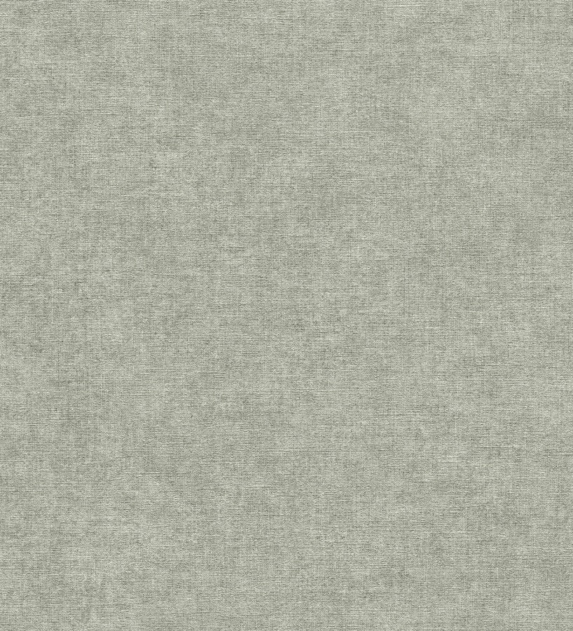 Papel pintado liso verde salvia efecto textil hilos de lino y algodón  Raffton Indigo 685302