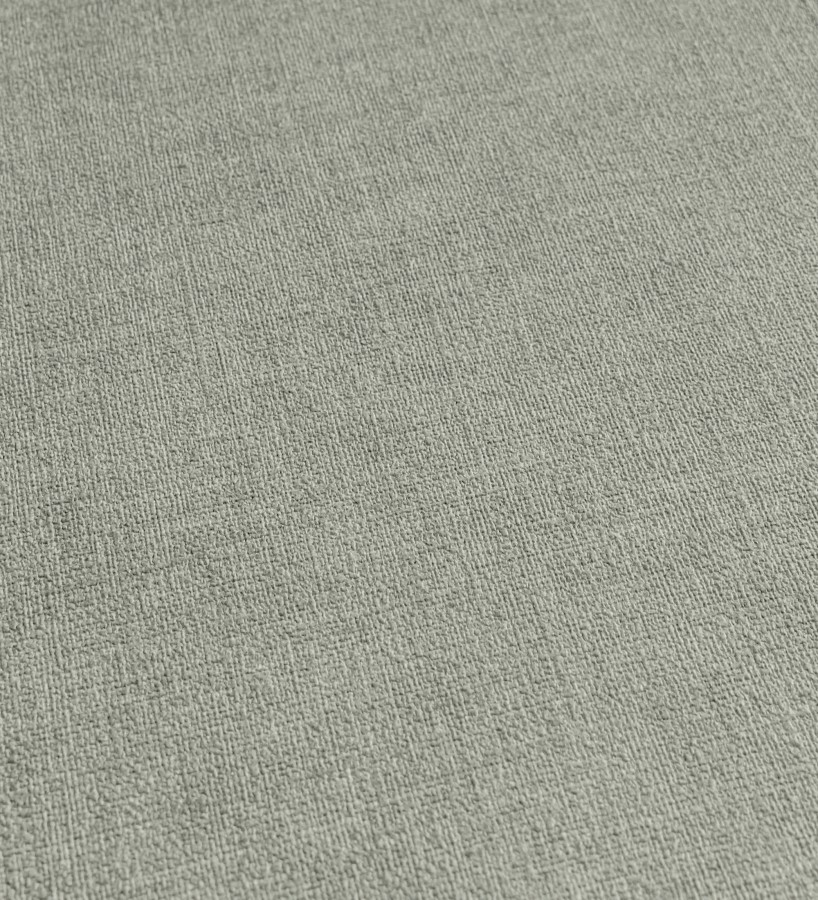 Papel pintado liso verde salvia efecto textil hilos de lino y algodón  Raffton Indigo 685302