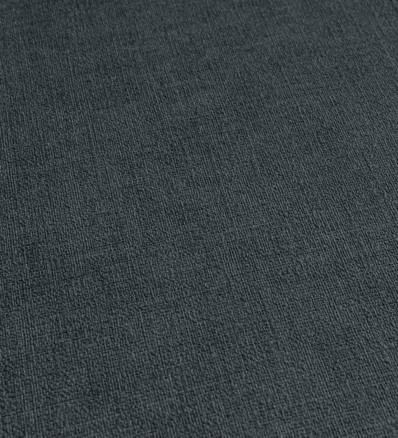 Papel pintado liso gris pizarra efecto textil hilos de lino y algodón  Raffton Indigo 685305