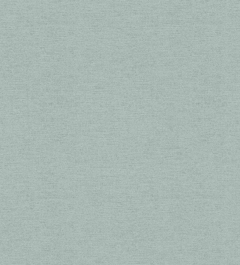 Papel pintado liso con textura lienzo pintado verde espuma de mar  Brighton Teal 685307