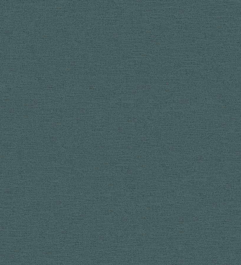 Papel pintado liso con textura lienzo pintado color verde océano  Brighton Teal 685308