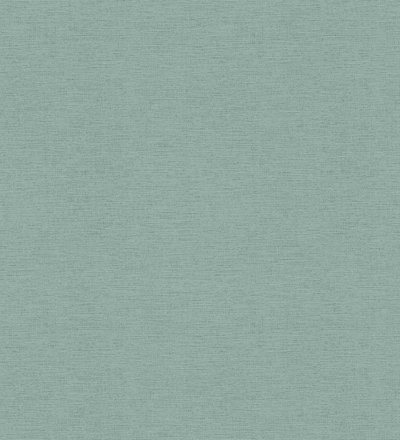 Papel pintado liso con textura lienzo pintado color verde agua  Brighton Teal 685310