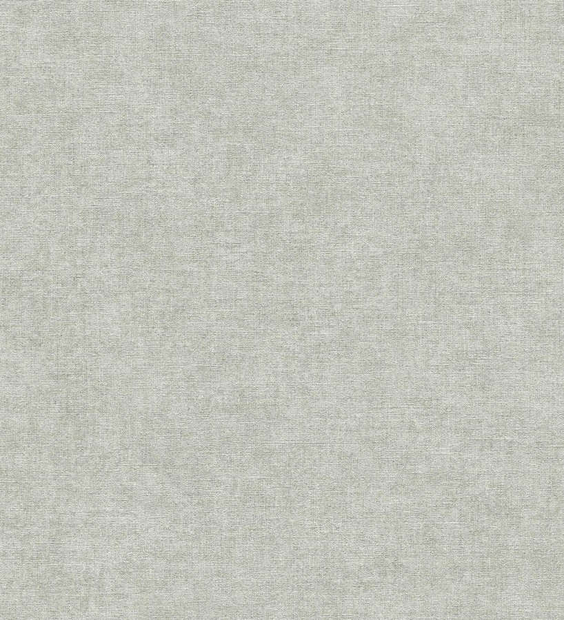 Papel pintado liso verde glaciar efecto textil hilos de lino y algodón  Raffton Indigo 685314