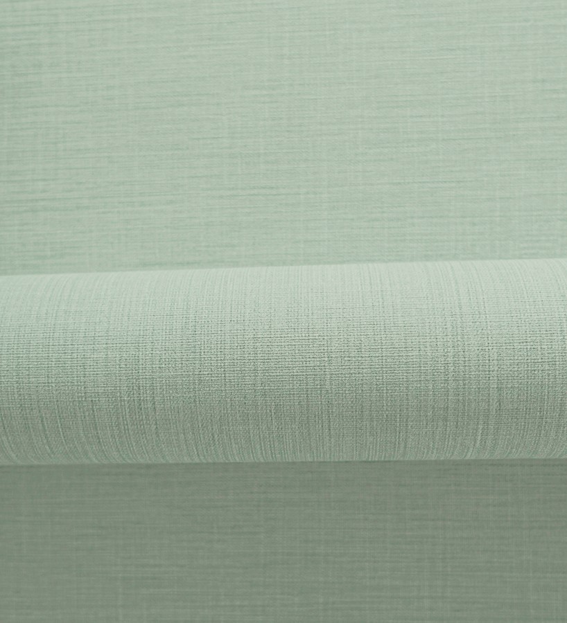 Papel pintado liso de microfibras textiles tintadas verde salvia  Melbourne Colour 685316