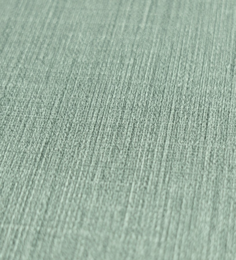 Papel pintado liso de microfibras textiles tintadas verde salvia  Melbourne Colour 685316