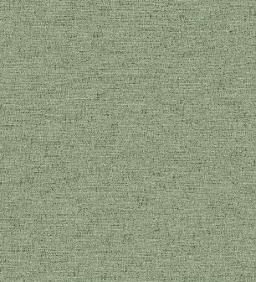 Papel pintado liso con textura lienzo pintado color verde salvia  Brighton Sage 685320