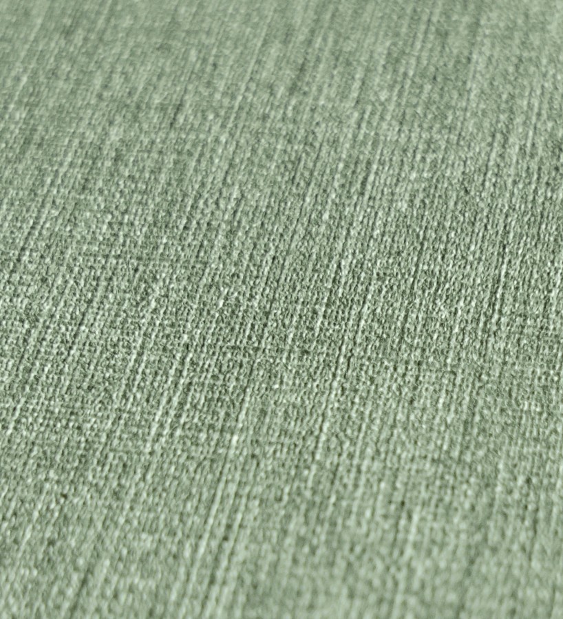 Papel pintado liso de microfibras textiles tintadas verde liquen  Melbourne Colour 685321