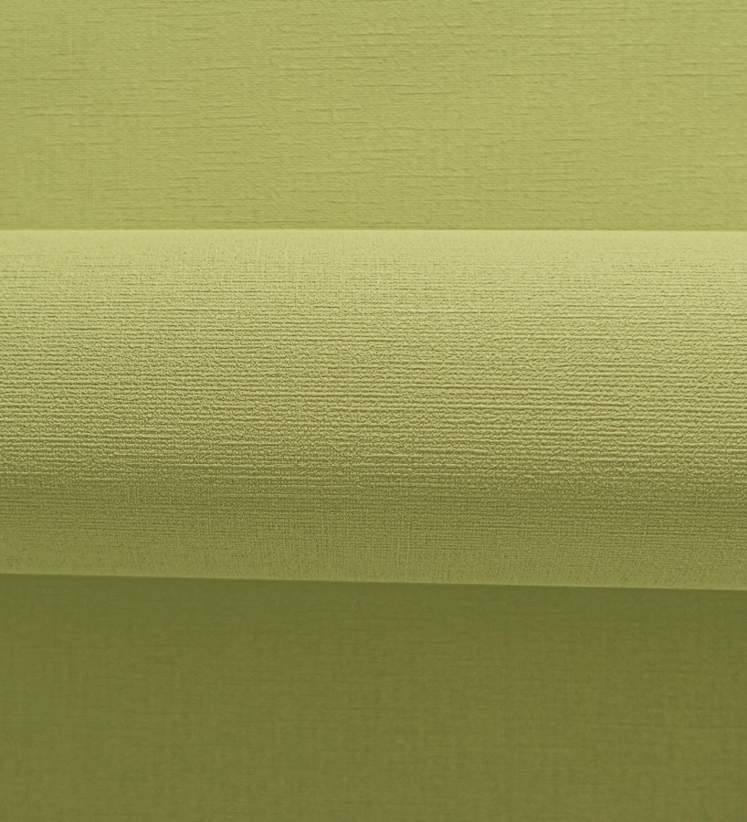 Papel pintado liso con textura lienzo pintado verde lima oscuro  Brighton Sage 685324