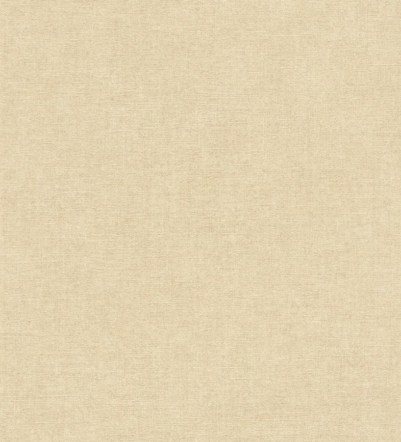 Papel pintado liso amarillo paja efecto textil hilos de lino y algodón  Raffton Linen 685326