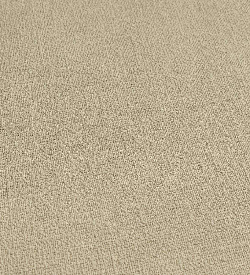 Papel pintado liso amarillo paja efecto textil hilos de lino y algodón  Raffton Linen 685326