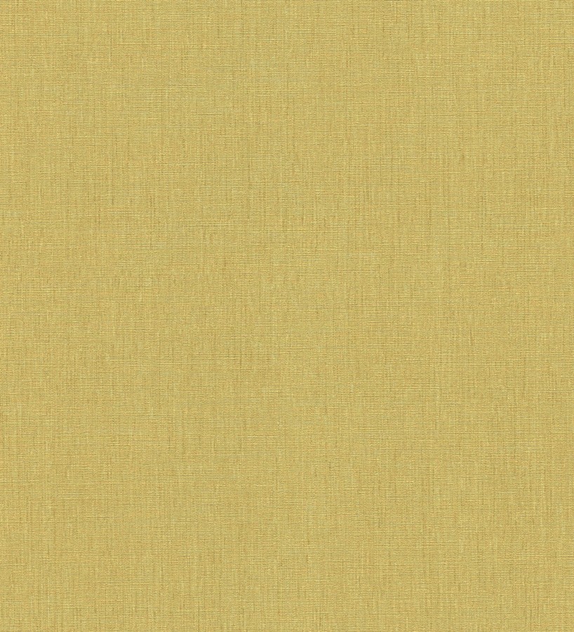 Papel pintado liso de microfibras textiles tintadas color mostaza  Melbourne Colour 685328