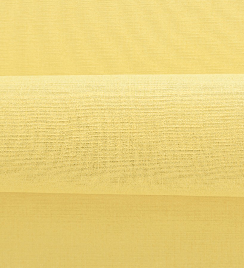 Papel pintado liso con textura lienzo pintado color amarillo canario  Brighton Amber 685329