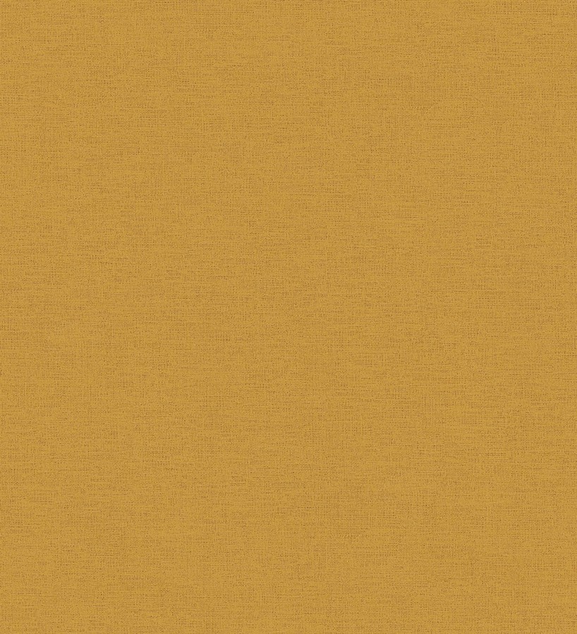 Papel pintado liso con textura lienzo pintado color ocre  Brighton Amber 685330