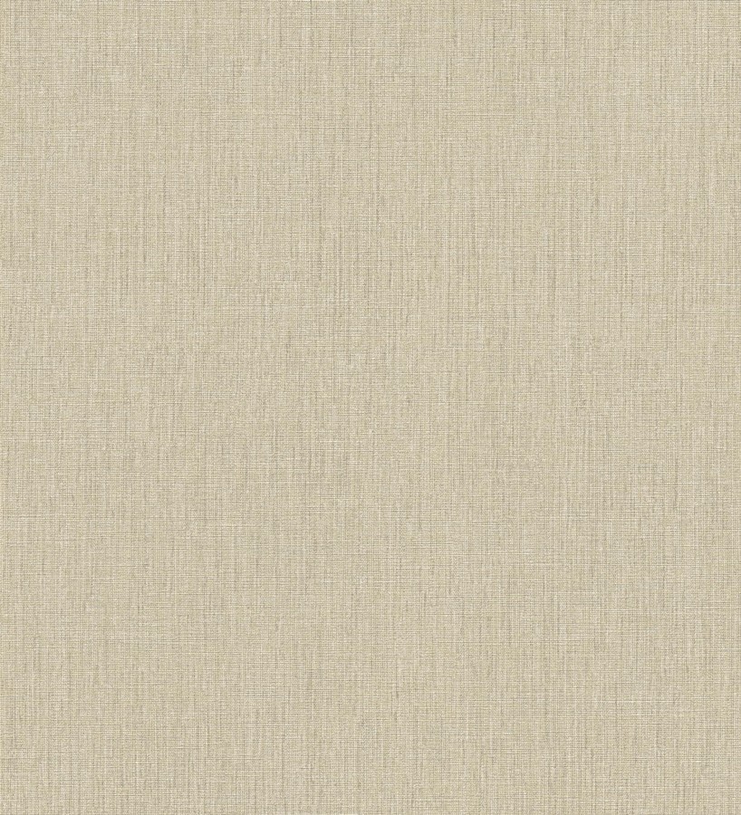 Papel pintado liso de microfibras textiles naturales beige arena  Melbourne Linen 685331