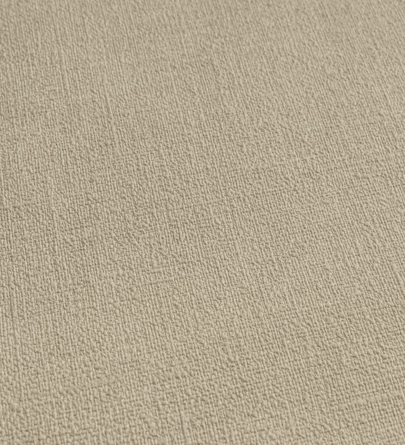 Papel pintado liso tonos almendra efecto textil hilos de lino y algodón  Raffton Linen 685332