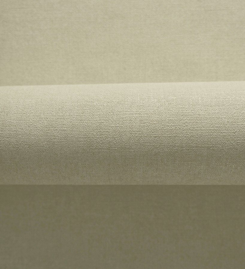 Papel pintado liso tono champagne efecto textil hilos de lino y algodón  Raffton Linen 685336