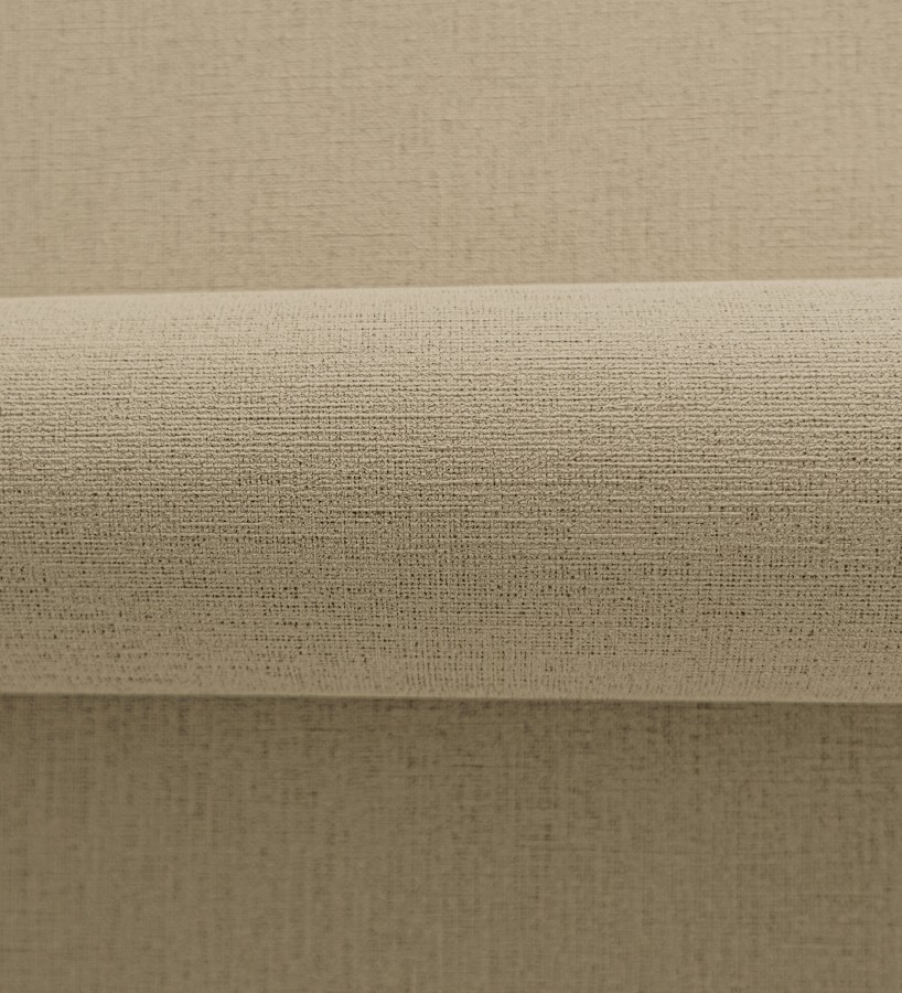 Papel pintado liso con textura lienzo pintado color verde caqui  Brighton Dusk 685338