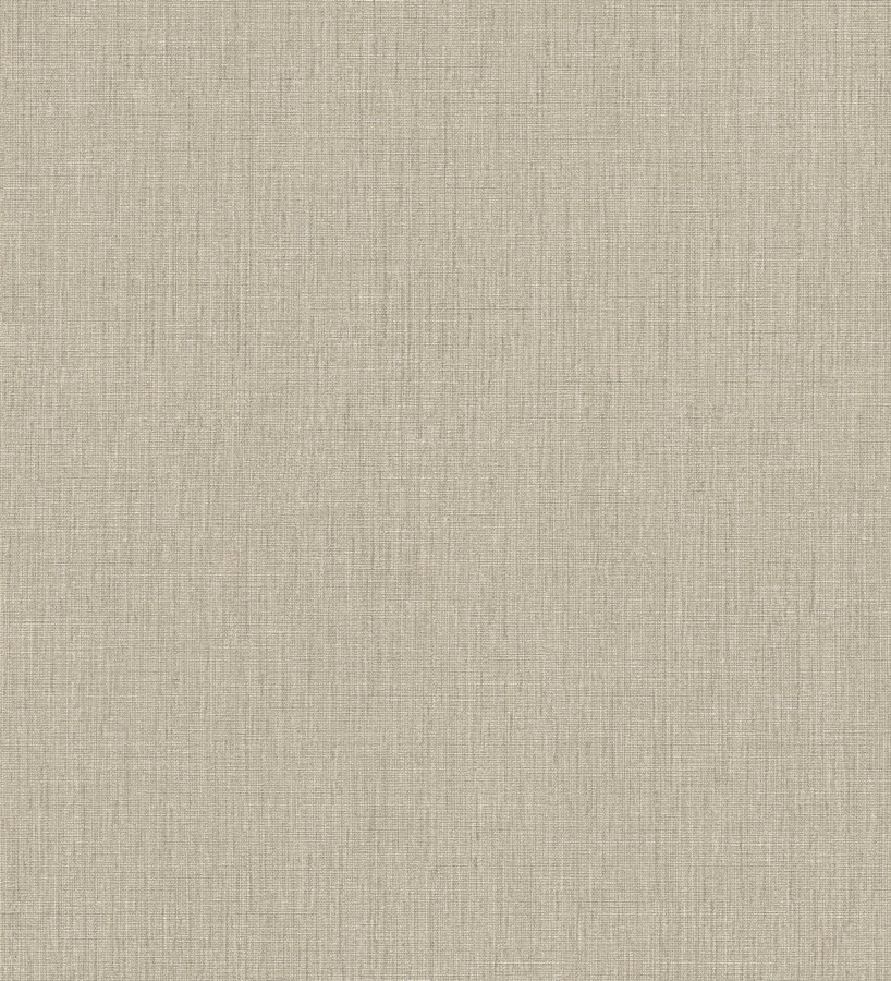 Papel pintado liso de microfibras textiles naturales tono lino  Melbourne Linen 685340