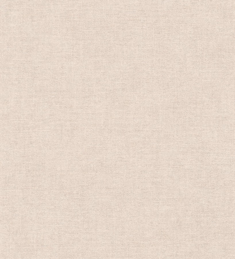 Papel pintado liso rosa nude efecto textil hilos de lino y algodón  Raffton Clay 685342