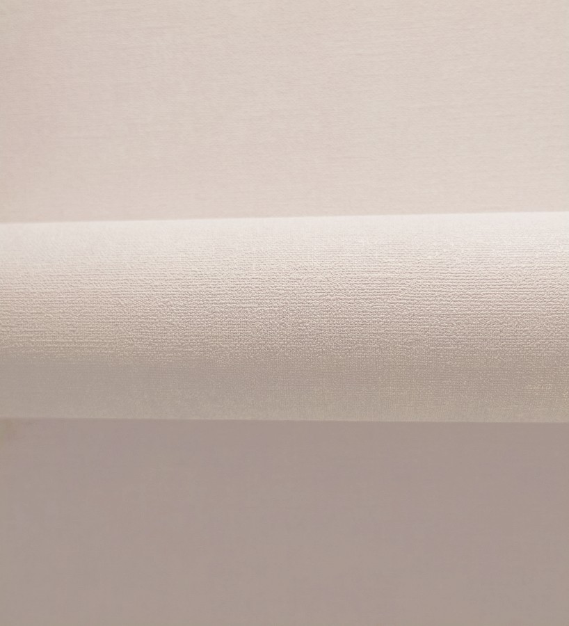 Papel pintado liso rosa nude efecto textil hilos de lino y algodón  Raffton Clay 685342
