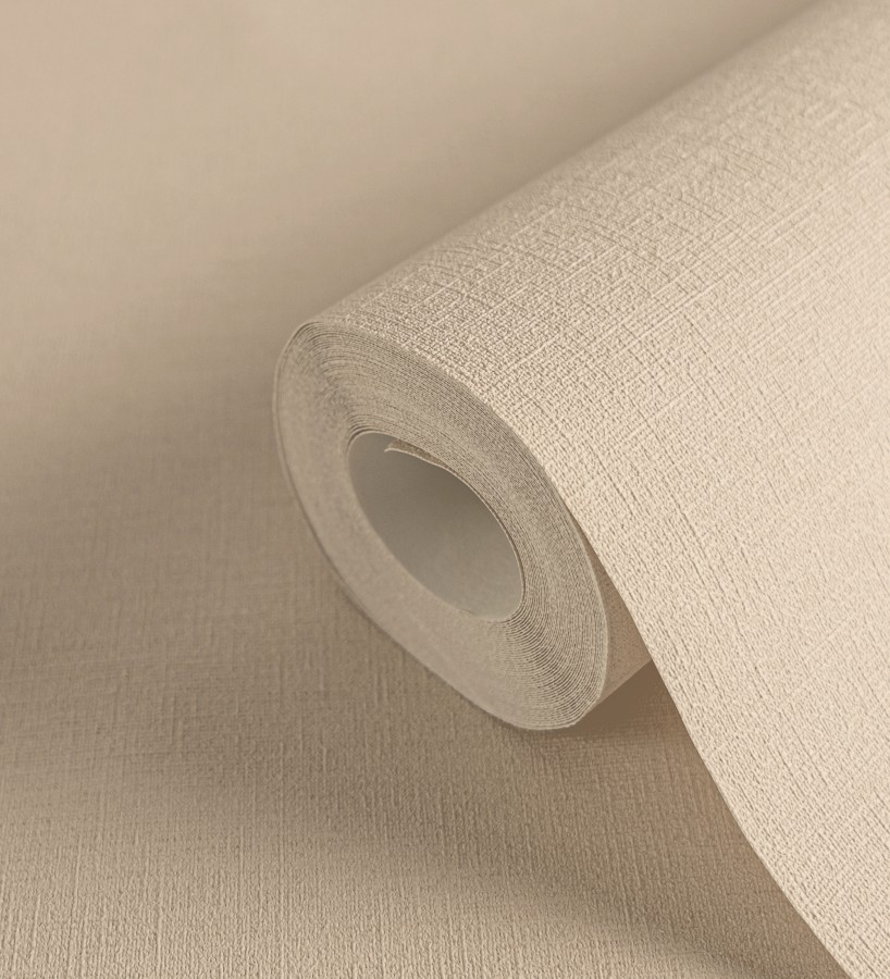Papel pintado liso con textura lienzo pintado color nude  Brighton Amethyst 685346