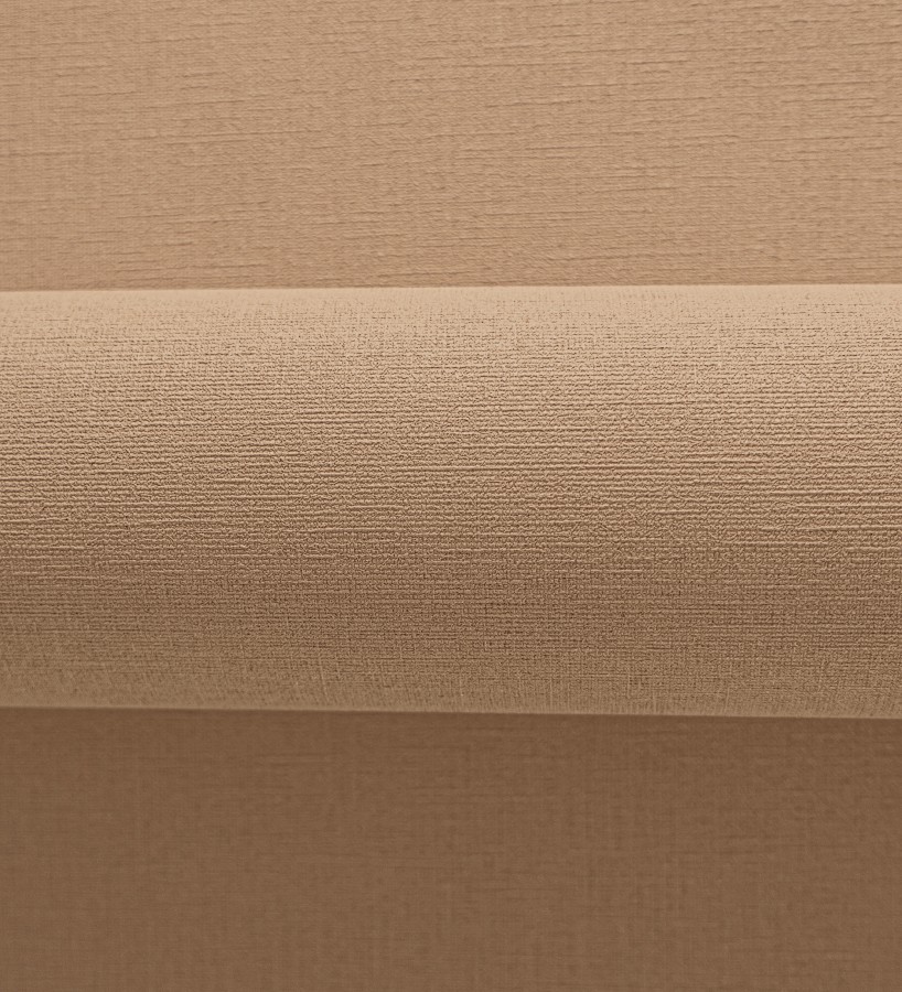 Papel pintado liso con textura lienzo pintado color terracota suave  Brighton Dusk 685347