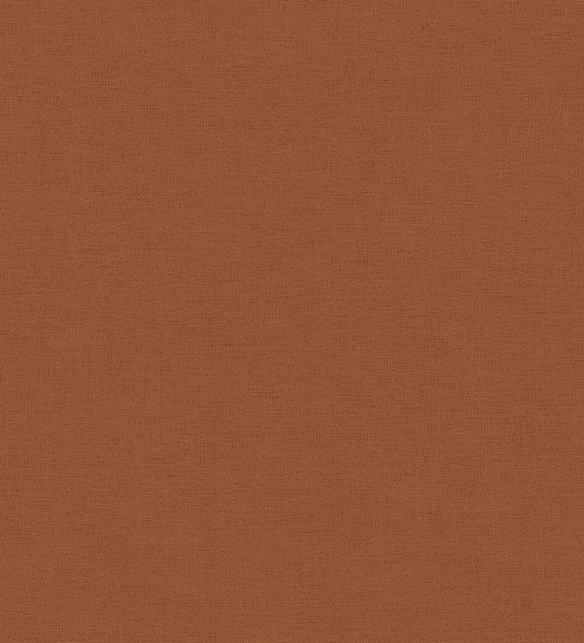 Papel pintado liso con textura lienzo pintado color teja  Brighton Amber 685348