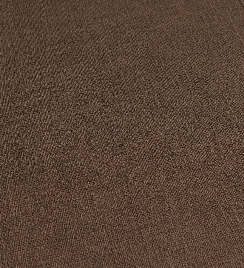 Papel pintado liso color cacao efecto textil hilos de lino y algodón  Raffton Clay 685349