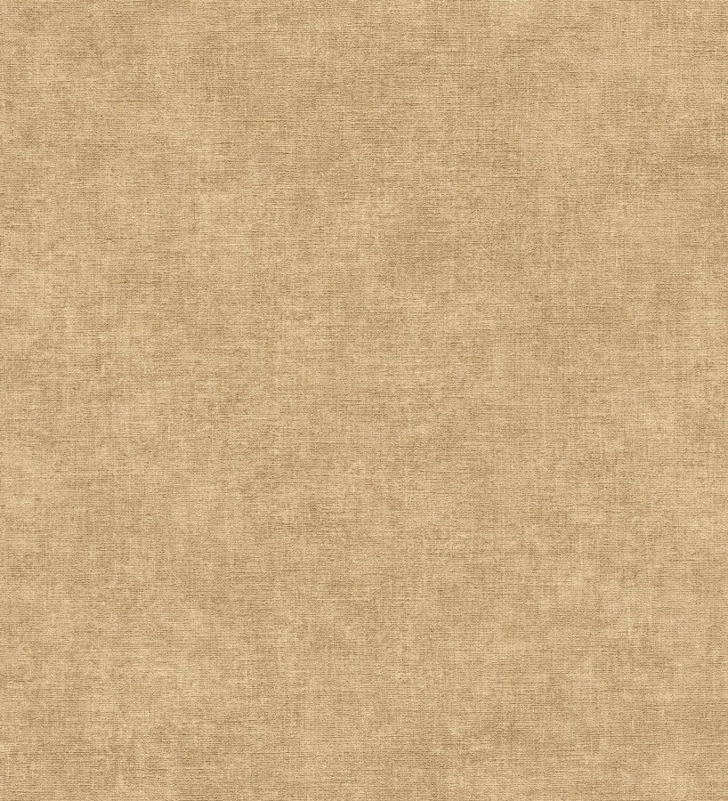 Papel pintado liso ocre dorado efecto textil hilos de lino y algodón  Raffton Clay 685351