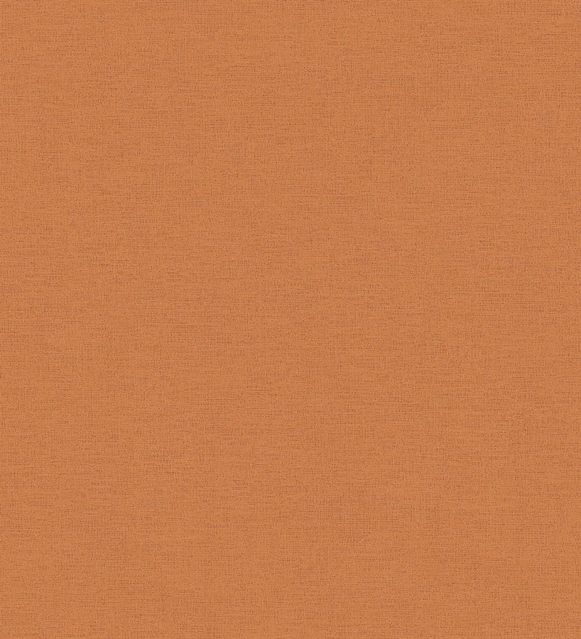 Papel pintado liso con textura lienzo pintado color naranja  Brighton Amber 685353