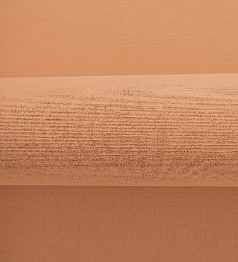 Papel pintado liso con textura lienzo pintado color naranja  Brighton Amber 685353