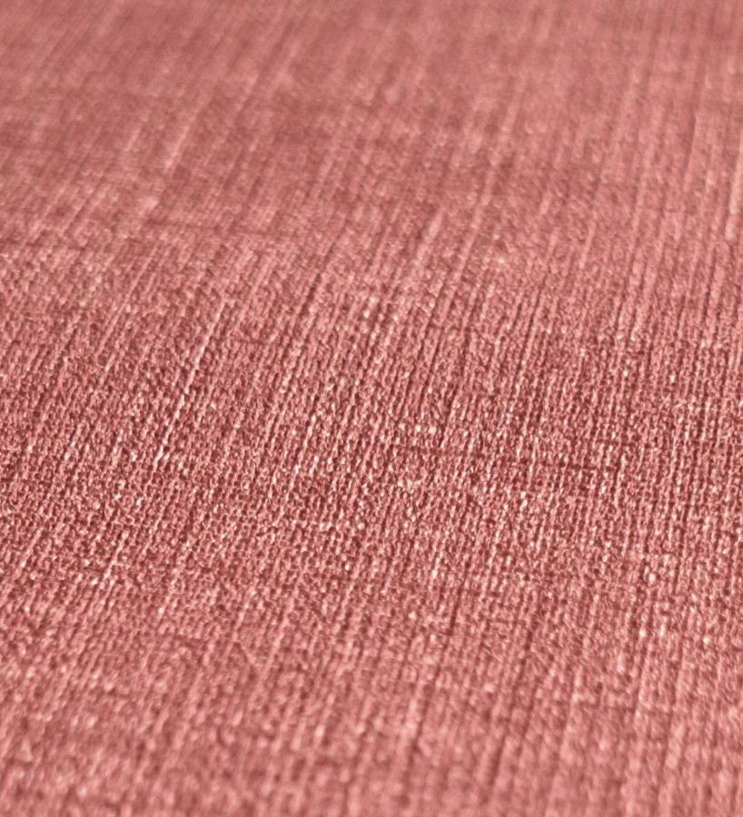 Papel pintado liso de microfibras textiles tintadas rojo carmesí  Melbourne Colour 685355