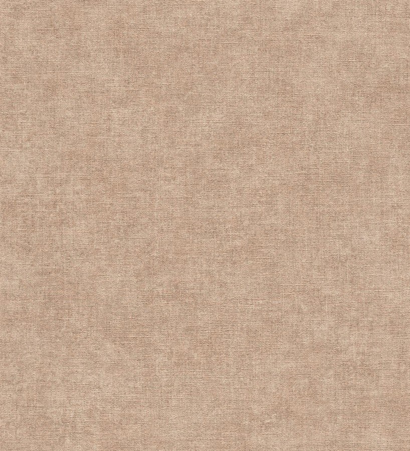 Papel pintado liso tono arcilla efecto textil hilos de lino y algodón  Raffton Clay 685358