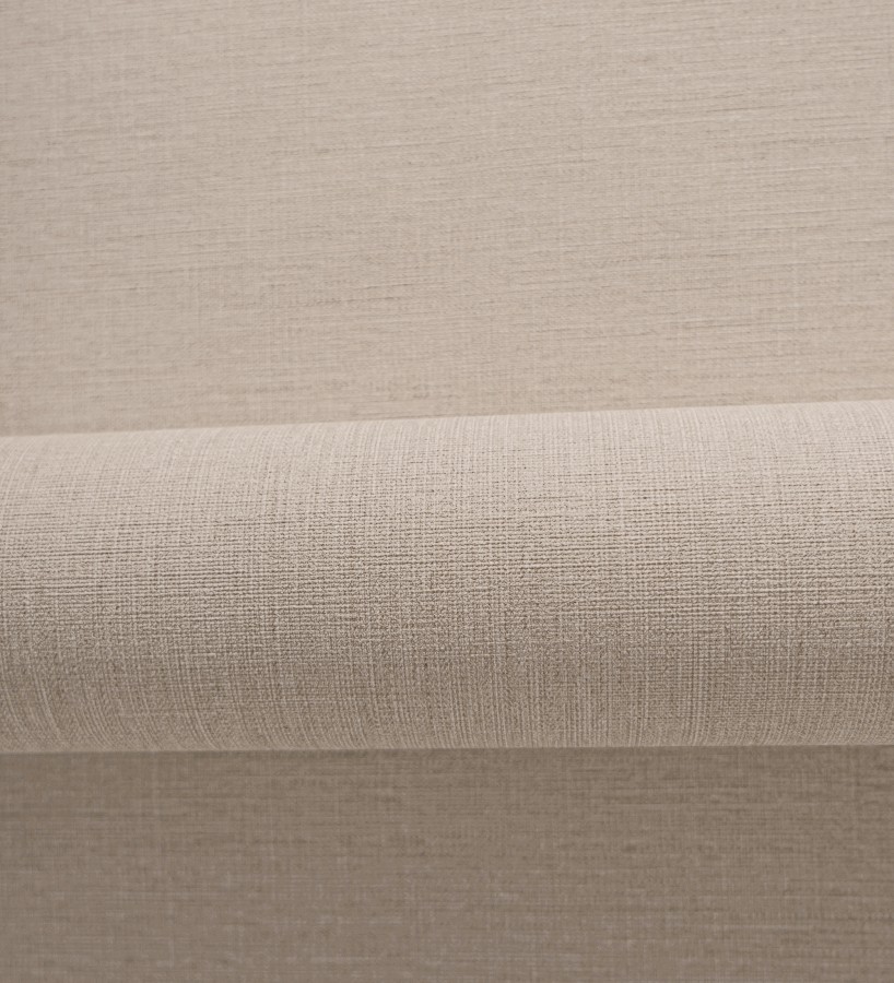 Papel pintado liso de microfibras textiles naturales adobe rosado  Melbourne Linen 685359