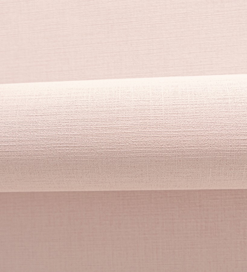 Papel pintado liso con textura lienzo pintado color rosa pálido  Brighton Amethyst 685360