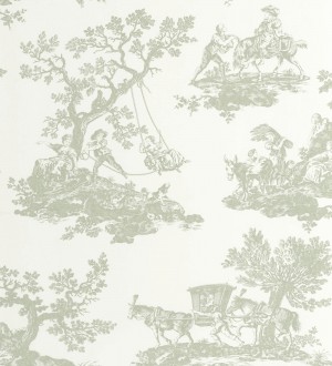 Papel pintado Casadeco Les Belles Toiles De Jouy 2  201697117