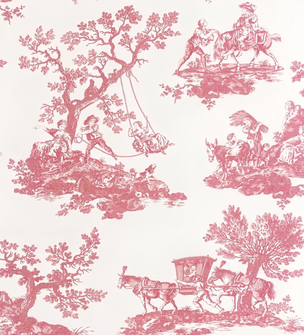 Papel pintado Casadeco Les Belles Toiles De Jouy 2  201698585  