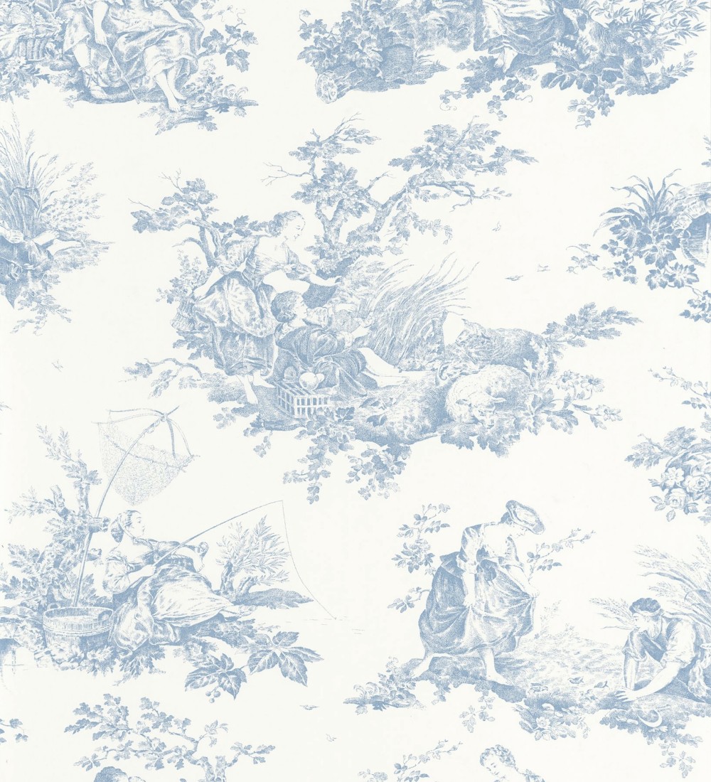 Papel pintado Casadeco Les Belles Toiles De Jouy 2  87916217  